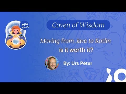 Urs Peter: Moving from Java to Kotlin - is it worth it?