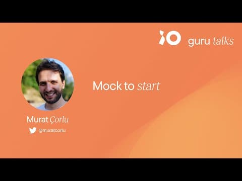 Mock to start - Murat Çorlu | GURU TALKS